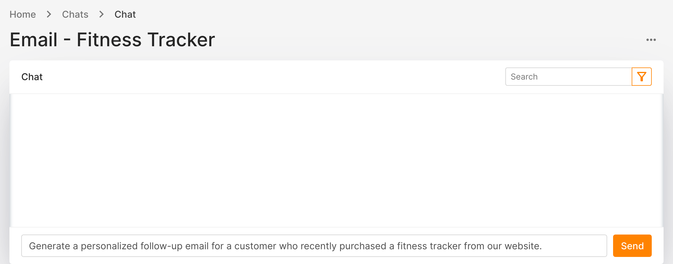 New Chat - Personalized Email - Fitness Tracker 2